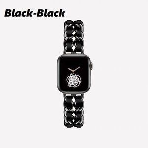 NEW Strap Chain Leather Stainless Band For Apple Watch